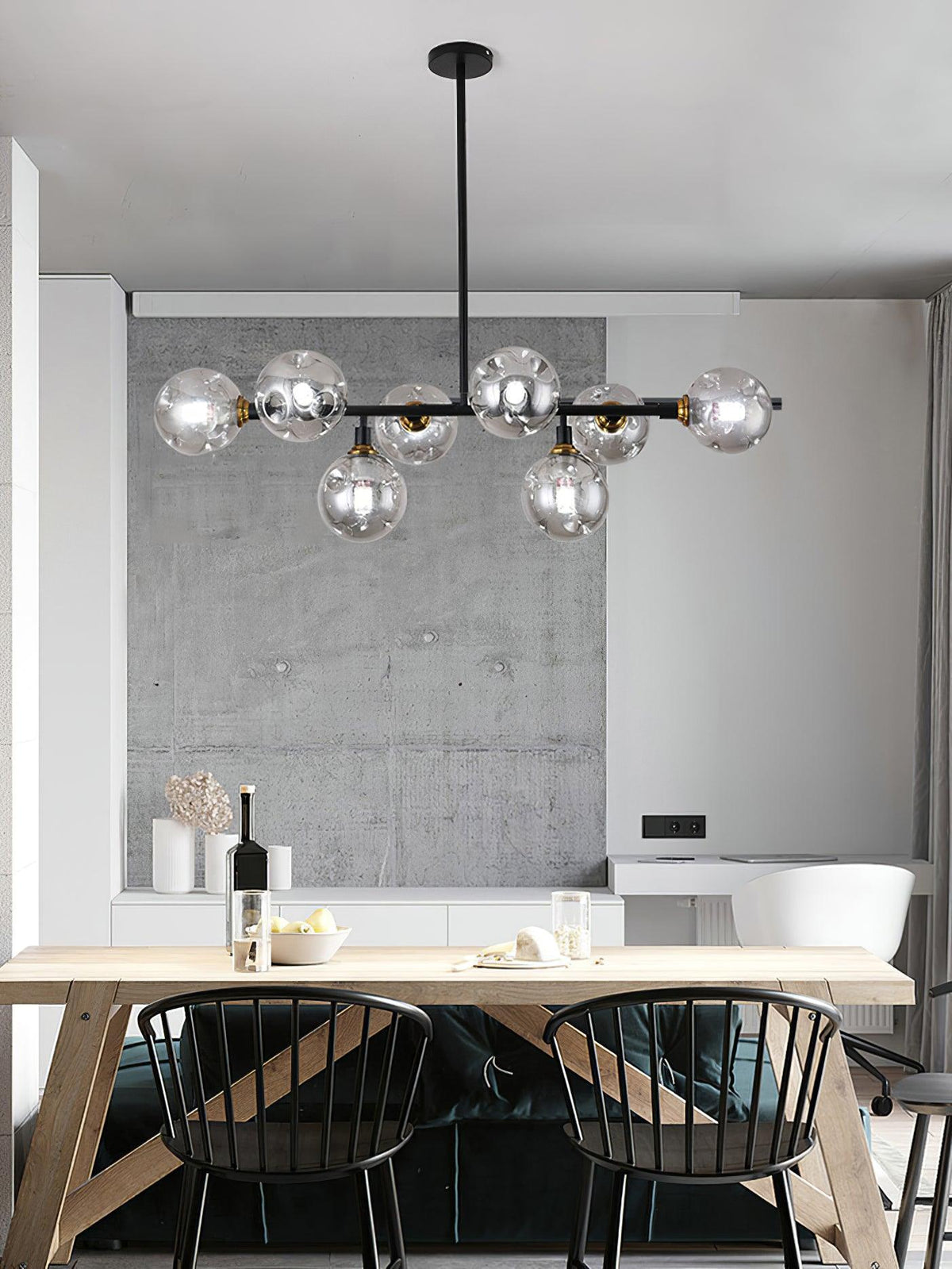 Selena Suspension Lampe Minimaliste en Acrylique