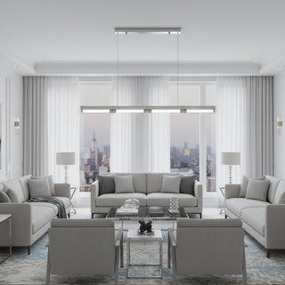 Prism Line Linear Pendant Lamp-Neutral Decor
