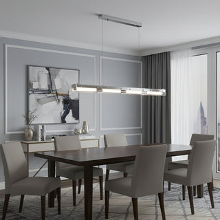 Prism Line Linear Pendant Lamp-Neutral Decor