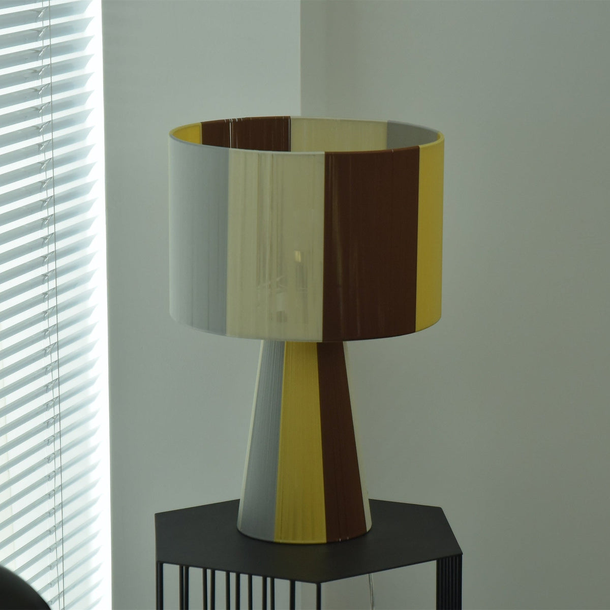 Ezra Lampe de Table Moderne en Tissu