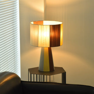 Ezra Lampe de Table Moderne en Tissu