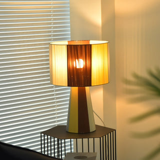 Ezra Lampe de Table Moderne en Tissu