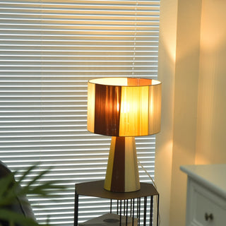 Ezra Lampe de Table Moderne en Tissu