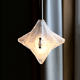 Prismatic Star Pendant Lamp-Neutral Decor