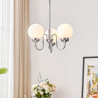 Lustra Lustre Globe Chrome