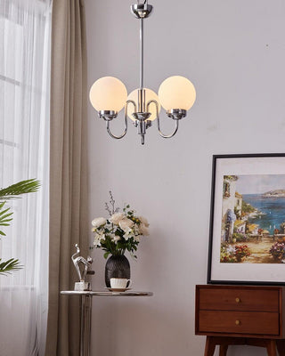Lustra Lustre Globe Chrome