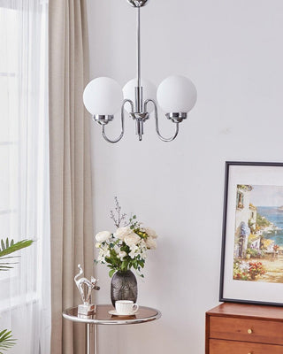 Lustra Lustre Globe Chrome