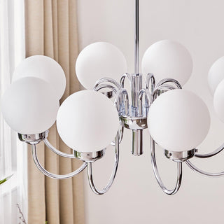 Lustra Lustre Globe Chrome