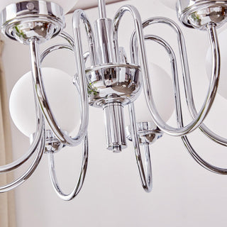 Lustra Lustre Globe Chrome