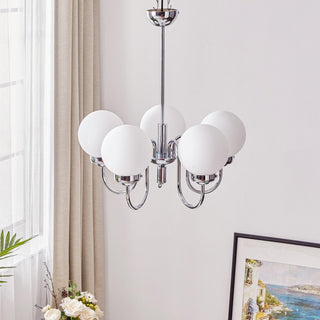 Lustra Lustre Globe Chrome