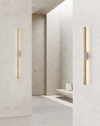 Vivyna Applique Murale Minimaliste En Travertin