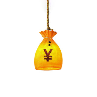 Eurmira Suspension Poche en Résine Art Unique