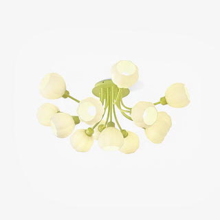 Zenorarae Plafonnier en Verre Matcha Élégant
