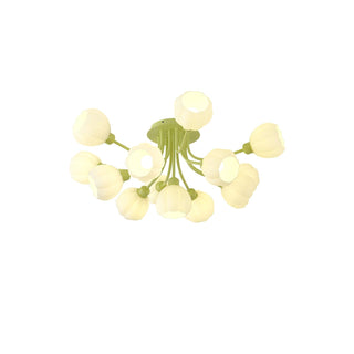 Zenorarae Plafonnier en Verre Matcha Élégant