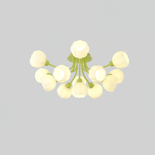 Zenorarae Plafonnier en Verre Matcha Élégant