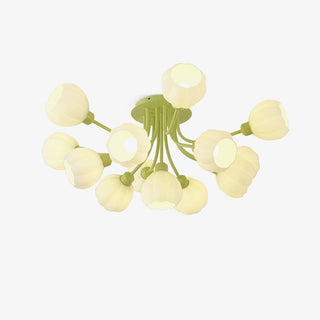 Zenorarae Plafonnier en Verre Matcha Élégant