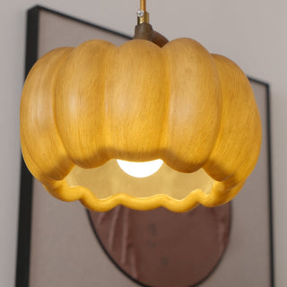 Duzy Pumpkin Lampe Suspendue Résine Vintage Japonaise-Luire