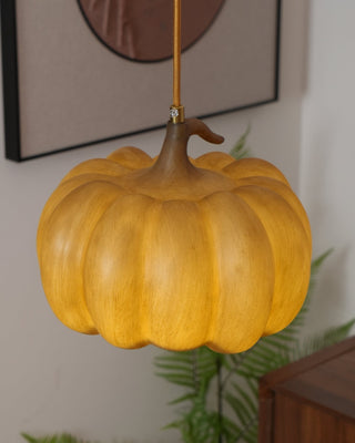 Duzy Pumpkin Lampe Suspendue Résine Vintage Japonaise-Luire