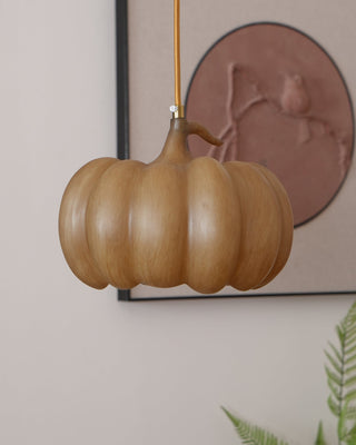 Duzy Pumpkin Lampe Suspendue Résine Vintage Japonaise-Luire