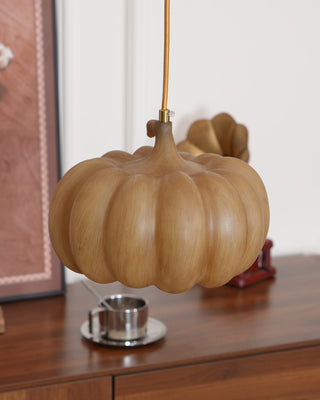 Duzy Pumpkin Lampe Suspendue Résine Vintage Japonaise-Luire