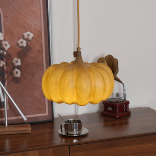 Duzy Pumpkin Lampe Suspendue Résine Vintage Japonaise-Luire