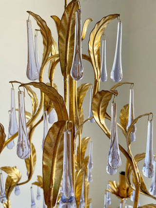 Ilvenel Lustre de Luxe en Verre Violet