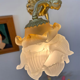 Arque Applique Murale Rose en Verre