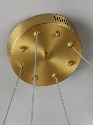 Symiria Luxe Albâtre Anneau Pendentif Lumière