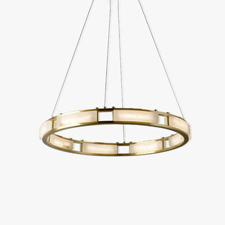 Dythan Minimaliste Suspension en Albâtre à Anneau