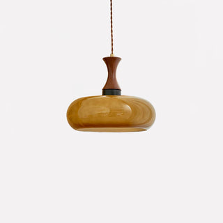 Cadenza Lampe suspendue rétro en bois
