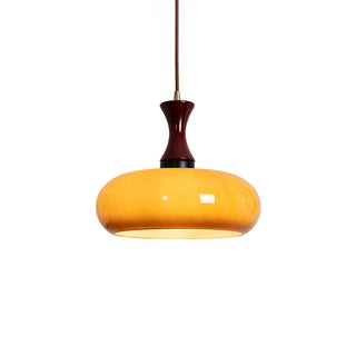Cadenza Lampe suspendue rétro en bois