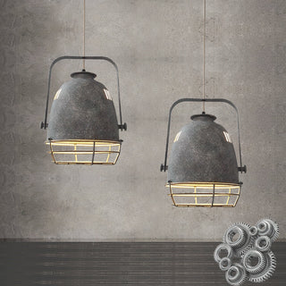 Cenore Suspension Industrielle Vintage