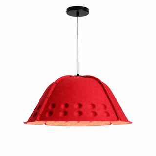 Quell Acoustic Dome Pendant Light-Neutral Decor