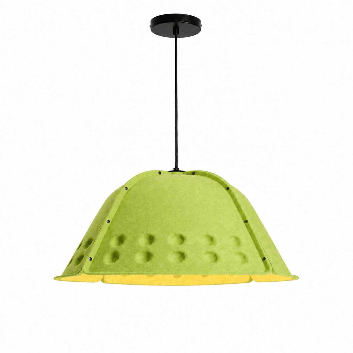 Quell Acoustic Dome Pendant Light-Neutral Decor