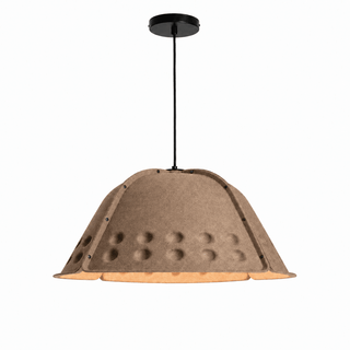 Quell Acoustic Dome Pendant Light-Neutral Decor