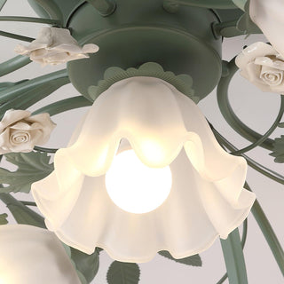 Nylirir Lampe de Plafond Classique en Céramique Art Unique