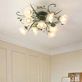 Nylirir Lampe de Plafond Classique en Céramique Art Unique