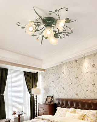 Nylirir Lampe de Plafond Classique en Céramique Art Unique
