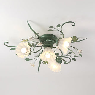 Nylirir Lampe de Plafond Classique en Céramique Art Unique