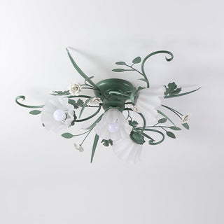 Nylirir Lampe de Plafond Classique en Céramique Art Unique