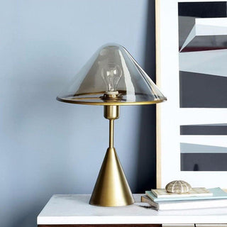 Mushroom Contemporary Table Lamp-Neutral Decor