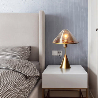 Mushroom Contemporary Table Lamp-Neutral Decor