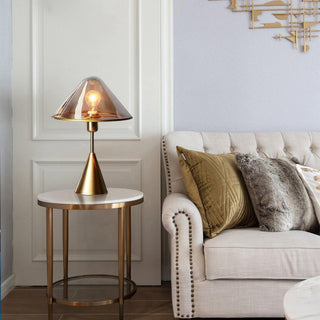 Mushroom Contemporary Table Lamp-Neutral Decor