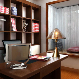 Mushroom Contemporary Table Lamp-Neutral Decor