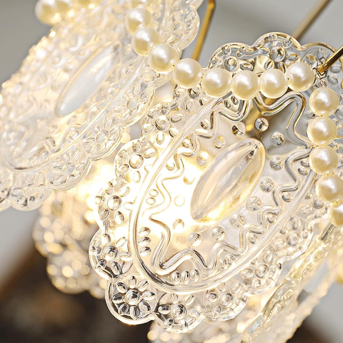 Elysia Glass Shade Pendant Light-Neutral Decor