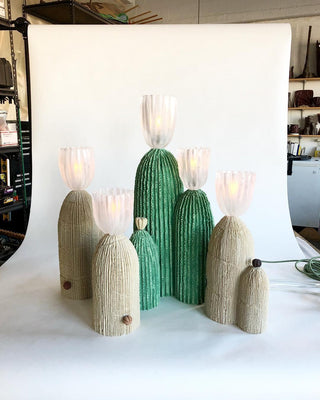 Soreny Lampe de Table Artistique en Résine