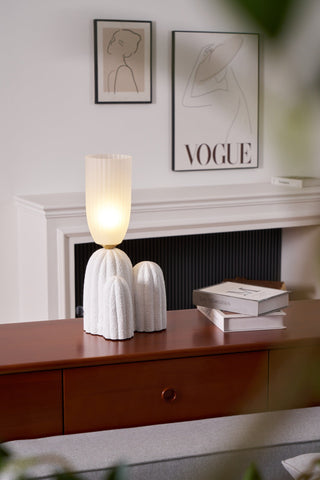 Soreny Lampe de Table Artistique en Résine