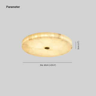 Delya Plafonnier Albâtre LED Rond