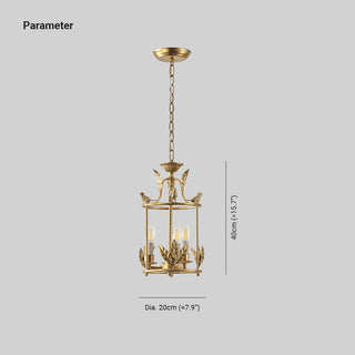 Sova Suspension Lanterne de Style Baroque