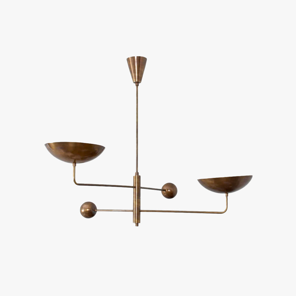 Stella Lustre Sculptural Industriel